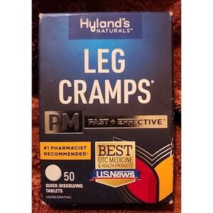 Hyland's Leg Cramps PM Tablets 50ct Expires: May 2026